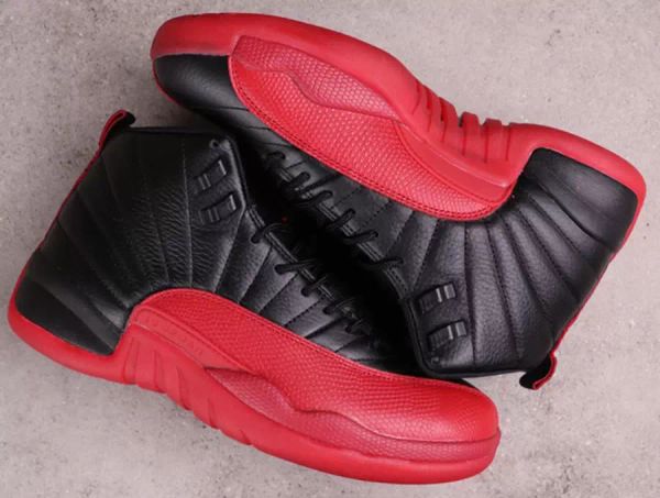 

motorcycle boots 2022 new 12s basketball shoes sports sneakers running trainers real carbon fiber 12s black varsity red university size 12 f