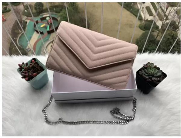 

fashion genuine leather women shoulder bag letter handbags change wallets classic womens crossbody evening bags bags6689