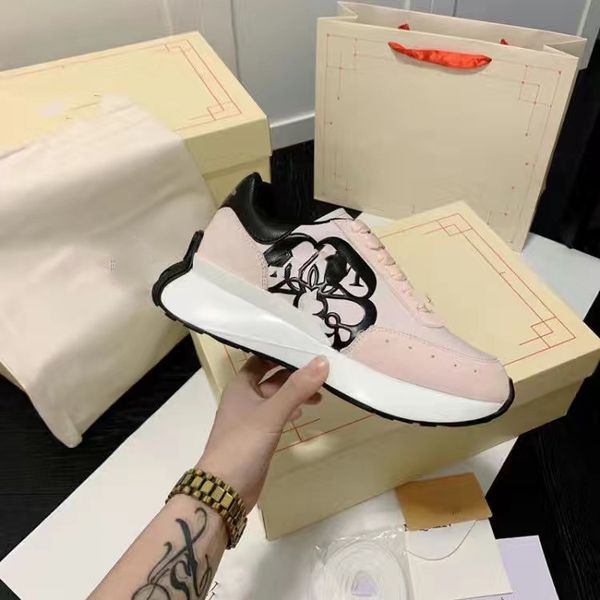

running shoes men women sneakers ladies trainers designer sprint runner leather satin twill pink black embossed navy red triple white nappa