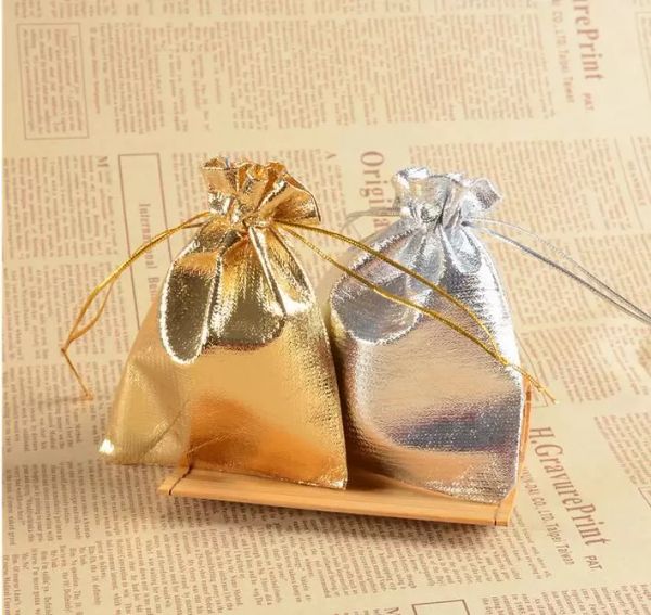 

5 sizes fashion gold silver plated gauze satin jewelry bags jewellry christmas gift pouches bag 5x7cm 7x9cm 9x12cm 13x18cm 10x15cm1556114, Pink;blue