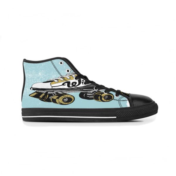 

designer customs shoes diy for mens womens men black white high trainers sports sneakers shoe runners customized size 38-45 color32