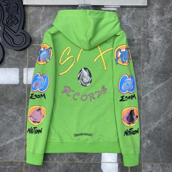 

luxury fashion men's jackets sweatshirts designer classic hoodies ch zipper hooded sweater casual men women cross pullover sanskrit hoo, Black;brown