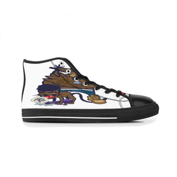 

designer customs shoes diy for mens womens men black white high trainers sports sneakers shoe runners customized size 38-45 color79