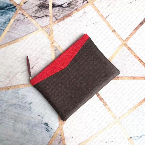 

m62937 daily pouch m62048 designer women clutch evening phone bag mini pochette zippy travel toiletry pouches accessoires document3467382, Red;black