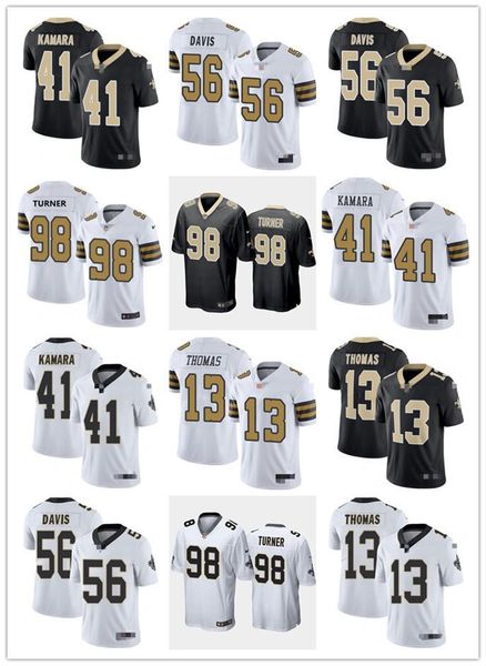 

college wearscollege wearscustom new orleans''saints''12 chris olave davis 2 jameis winston 32 tyrann mathieu 41 alvin k, Black