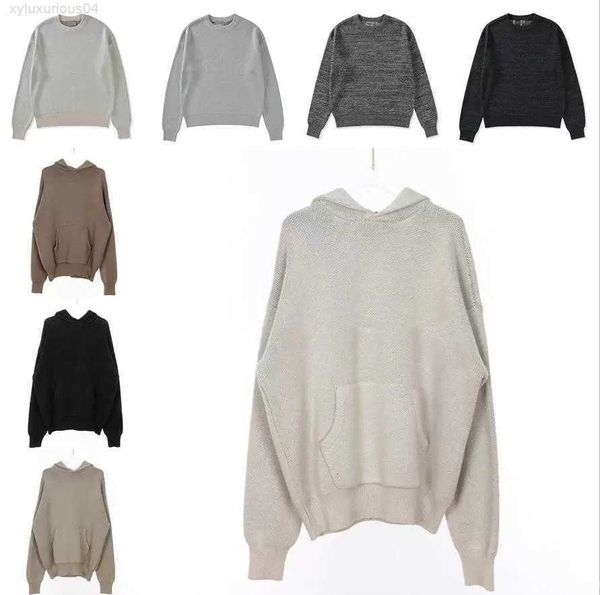 

men's hoodies sweatshirts designer men long sleeve ess hoodie esse, Black