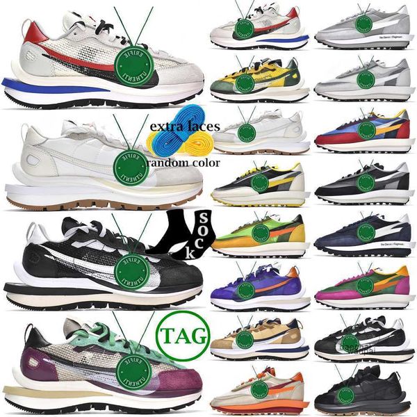 

2023 us 46 sacaui x ldv waffle running shoes men women off fragment design white x sneakers blackened blue black and gum pegasua vaporfly