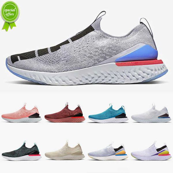

og outdoor shoes cody hudson x epic phantom react jdi fk 2 running shoes men women black white green blue multi knit sneakers size 36-45