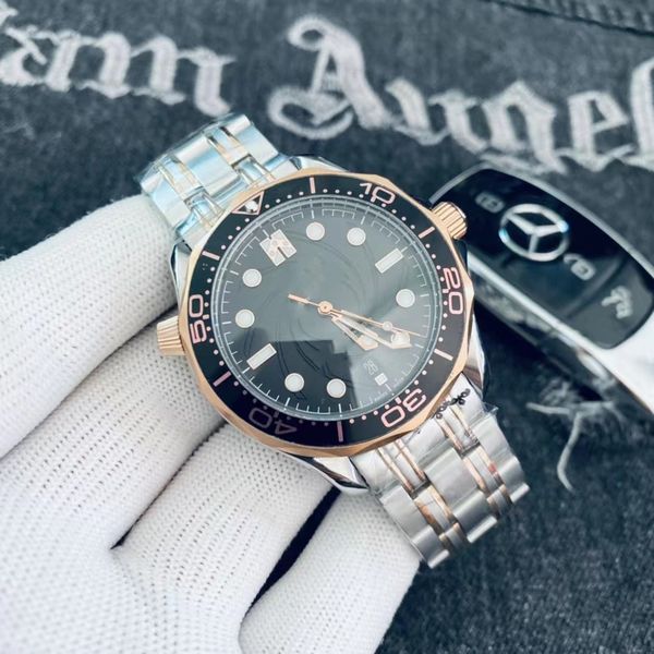 

luxury mens designer watch mechanical movement automatic calendar datejust men watches 904l full stainless steel swim waterproof wristwatche, Slivery;brown
