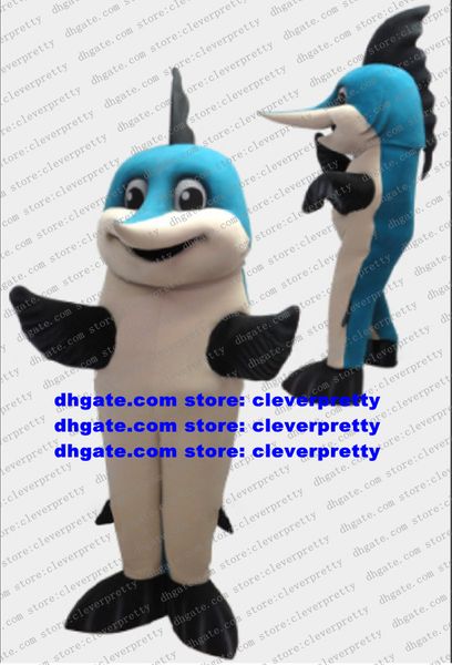 

blue marlin fish mascot costume swordfish schwertfisch sailfish cartoon character beauty parlor p session zx2895, Red;yellow
