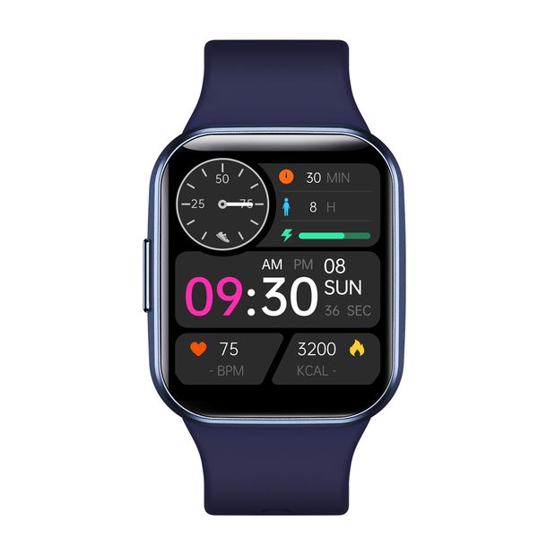 

yezhou boold pressure sport wrist smart watch with heart rate monitoring multi-function pedometer sports big screen touch watches with ring