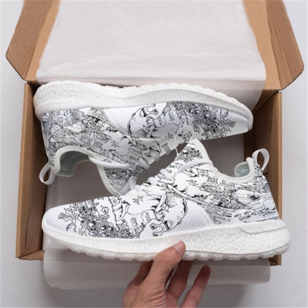

designer customs shoes diy for mens womens men women black white trainers sports sneakers shoe runners customized color138
