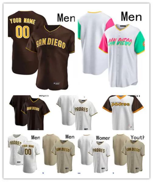 

baseball jerseys 2022 city men women youth san diego 26 austin nola 5 wil myers 45 luke voit 38 jorge alfaro 23 fernando tatis jr. 11 yu dar, Black