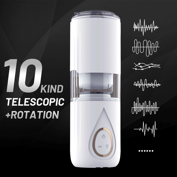 

costumes full automatic thrusting piston male masturbator retractable voice interaction electric machine blowjob sucking toys for m, Black