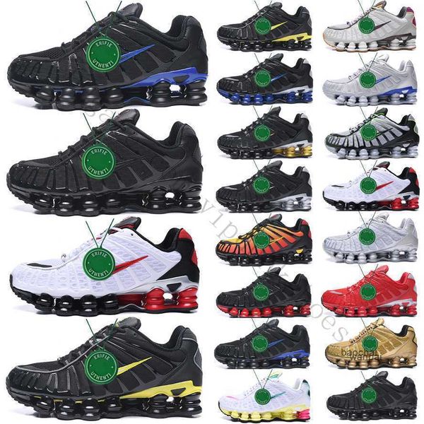 

2023 box shoes running shoes trainers zapatillas sneakers triple black white metallic silver university red tl r4 mens 802 809 chaussures