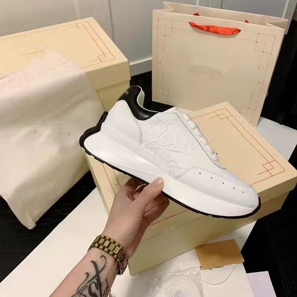 

men running shoes women sneakers ladies trainers designer sprint runner leather satin twill pink black embossed navy red triple white nappa