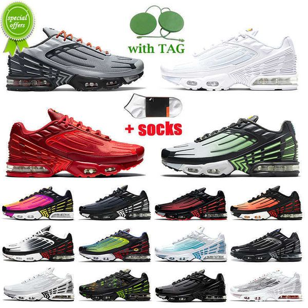 

2023 2022 fashion tn plus 3 tuned airwomen men running shoes grey navy triple white crimson red green aqua og black laser blue obsidian max