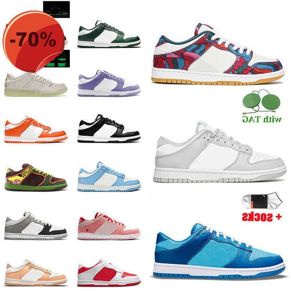 

2022 fashion platform low sb runner shoes dark marina blue grey fog parra abstract art black white syracuse playstation mummy mens women