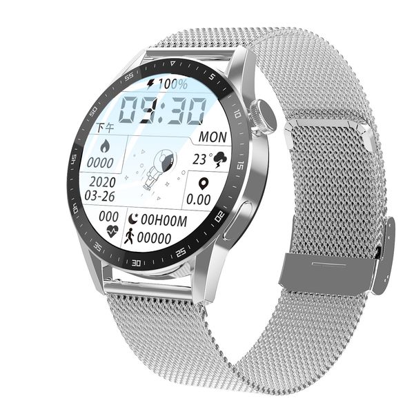 

yezhou t3pro big size round shape screen dial stylish smart watch with bluetooth calling heart rate sports offline payment band nfc blood su