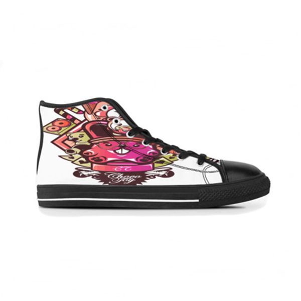 

designer customs shoes diy for mens womens men black white high trainers sports sneakers shoe runners customized size 38-45 color96