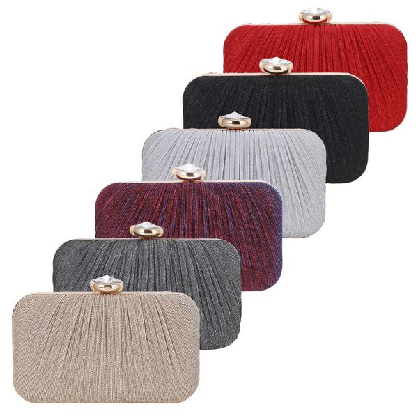 

womens hand clutch purse bag with chain blingbling for wedding party evening