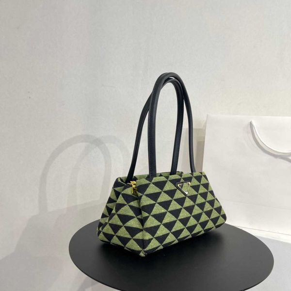 

women's luxury designer handbags fashion mini diamond canvas boston portable quality texture single shoulder bag factory direct sales