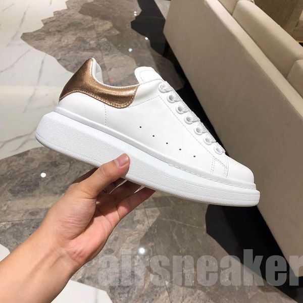 

designer mc qeens aler casual shoes men women platform sneakers luxury suede leather mens tainers outdoor chaussures 36-46, Black