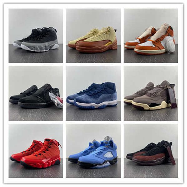 

basketball 7a shoes 1s 12s 5s 6s low men trainers sports sneakers quality with box size 4-13, Black