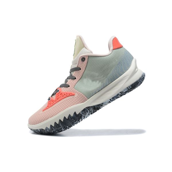 

womens 4s irving kyrie low 4 basketball shoes for youth kids pale coral bred black red white dynasty blue teal green sneakers tennis with bo