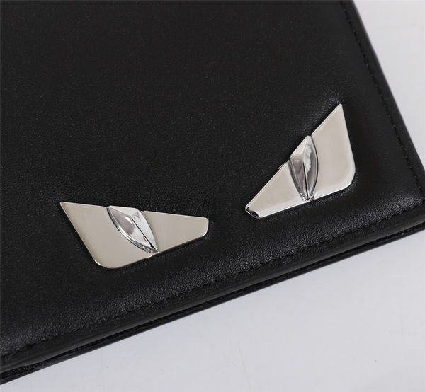 

designer men leather short wallet slim male purses money clip credit card dollar luxury mens wallets with box 022, Red;black