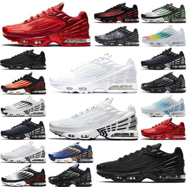 

2023 running shoes trainers sport sneakers white black silver laser blue leather obsidian ghost green authentic tn plus 3 tuned iii 2 men