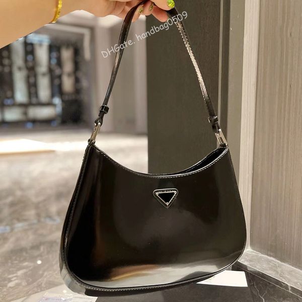 

designer bag shoulder bag fashion totes bags underarm handbag women triangular louise handbags lady half moon vintage luxury leather pochett