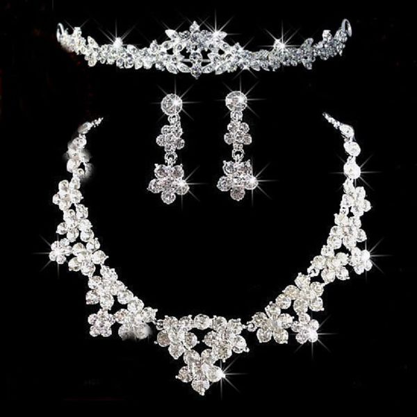 

headpieces bridal accessories hair necklace earrings wedding jewelry sets fashion style bride hair crown, Silver