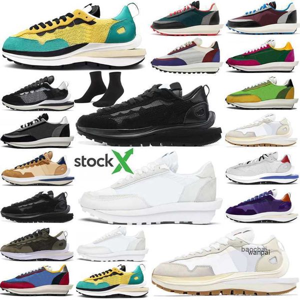 

2023 running shoes trainers sports sneakers fragment undercover ldwaffle black gum sesame sail pure platinum lows waffle vaporwaffle mens