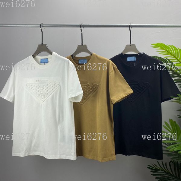 

men's and women's t-shirt splicing printing short sleeve early spring double strand fine cotton fabric digital printing process a1, Black;brown