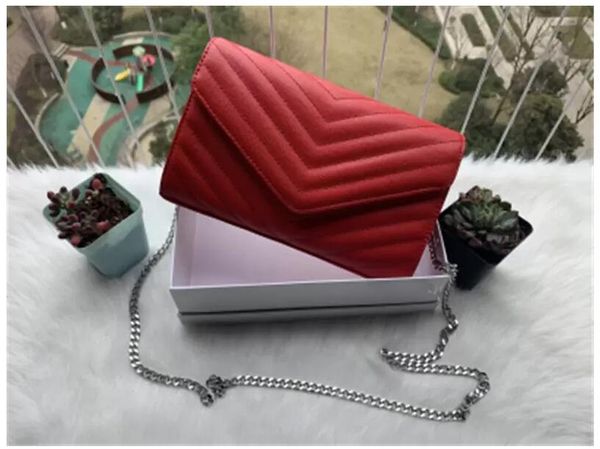 

fashion genuine leather women shoulder bag letter handbags change wallets classic womens crossbody evening bags