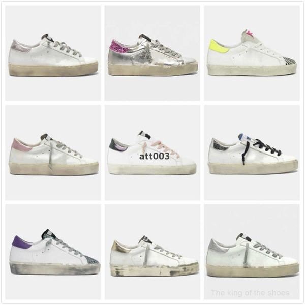 

sneakers shoe casual shoes italy brand hi star platform sole classic white do-old dirty designer fashion blue glitte goldenity gooseity vto, Black
