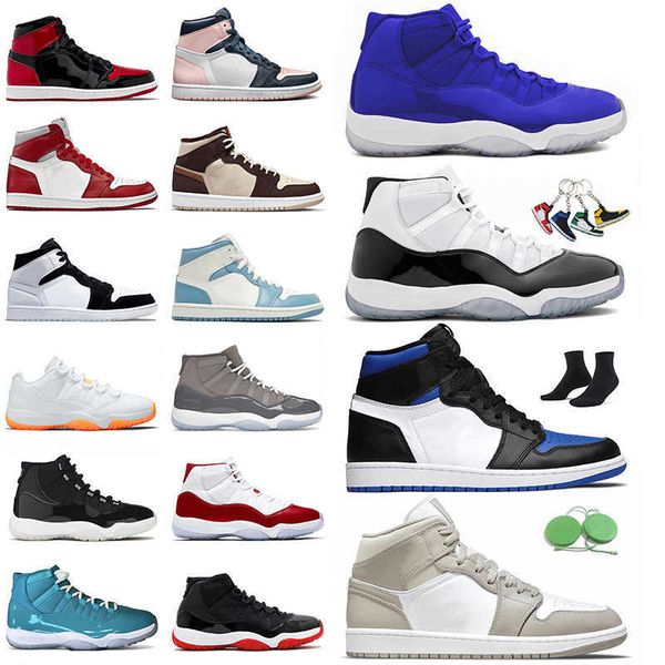 

professional jumpman basketball shoes 11 sneakers newstalgia casual 1s college grey stage haze 1 men 11s pure violet low 72- cool grey, Black
