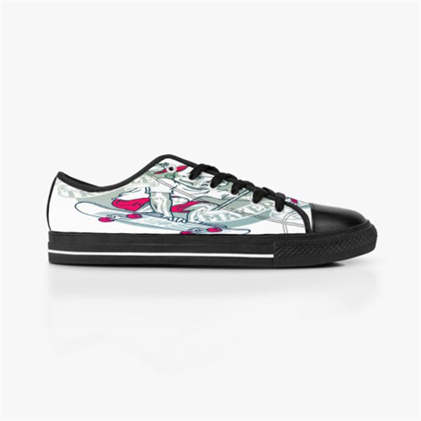 

designer customs shoes diy for mens womens men women low black white trainers sports sneakers shoe runners customized size 38-45 promotion c