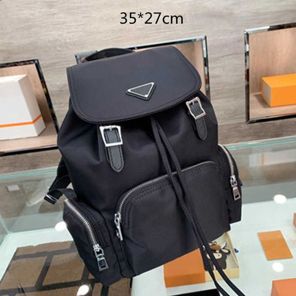 

designersluxury black backpacks school bags medium size nylon students bag outdoors travel shoulder bags backpack for man woman
