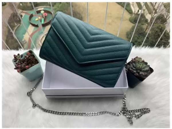 

fashion genuine leather women shoulder bag letter handbags change wallets classic womens crossbody evening bags 6698