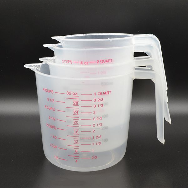 

baking tool metering cup plastic visual scale measuring cup 250 500 1000ml 1223603