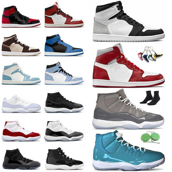 

jumpman 1 basketball shoes 11 sneakers newstalgia 1s college grey stage haze diamond men women 11s pure violet low 72- cool grey sports, Black