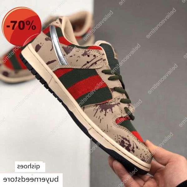 

dunks lows pro sb low freddy krueger running shoes degrees mesh green men women cement black grey red fire designer sport trainers sneakers
