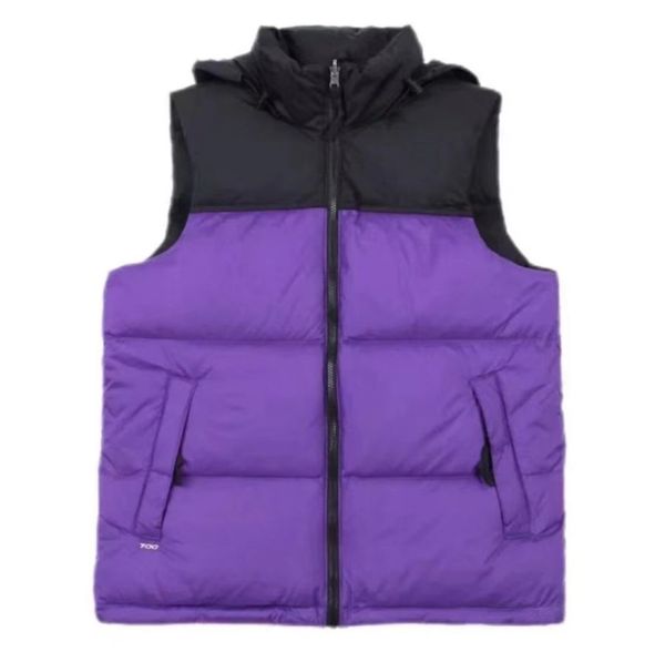 

wholesale 2039 fashion men vest down cotton waistcoat designs mens and women's no sleeveless jacket puffer autumn winter casual coats c, Black