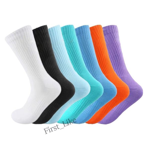

designer fashion men's women's socks 100% cotton stockings comfortable sports socks, Black