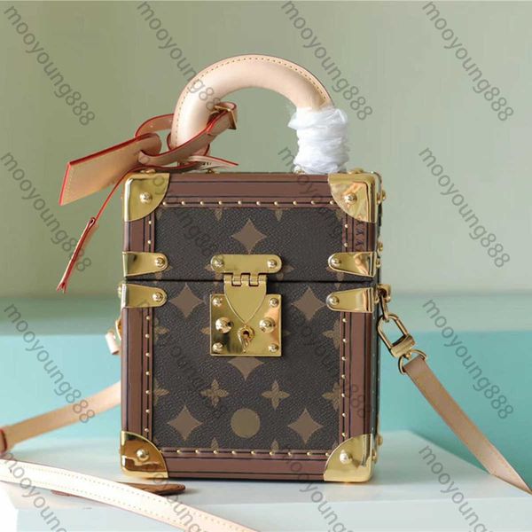 

10a tier quality luxuries designers 16cm camera box bag womens coated canvas quilted flap mini purse wallet crossbody brown flower