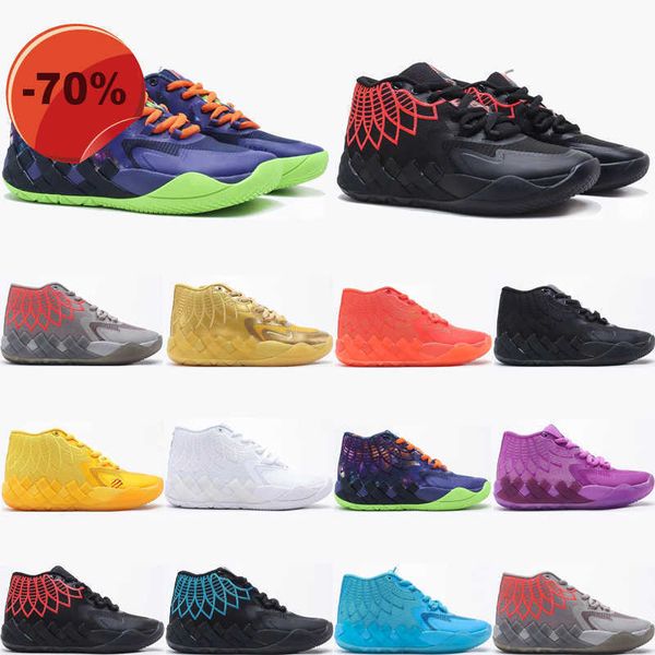 

rick and morty mb.01 men basketball shoes black blast galaxy mens trainers sports sneakers