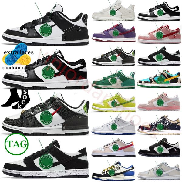 

2023 casual shoes low panda triple pink grey fog syracuse team green medium olive unc georgetown malachite sail walking gai jogging sneakers
