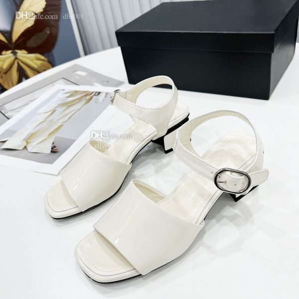 

designer sandals for women gladiator leather channel classic heel slippers luxury woman ccity sdgfsdgv, Black